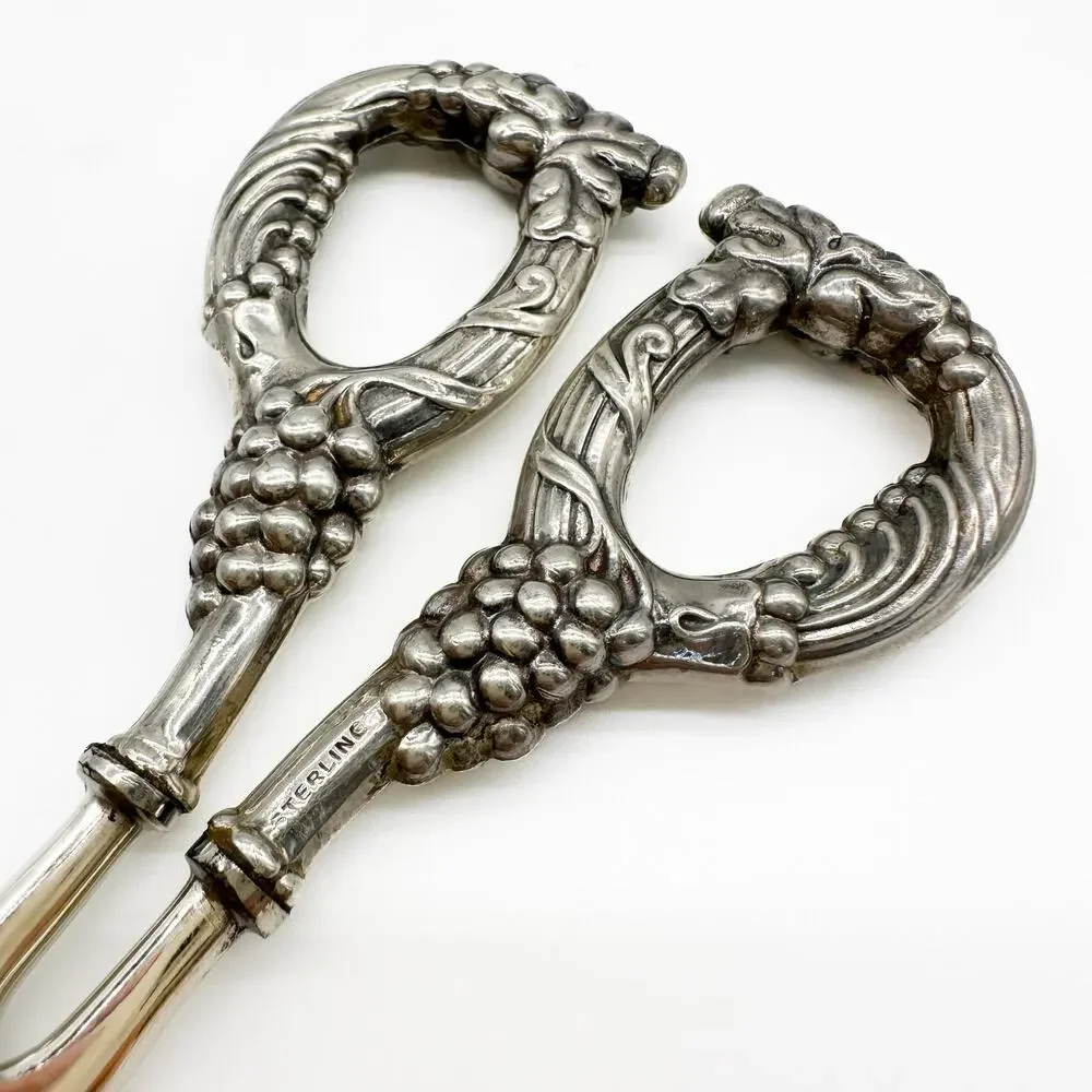 Antique Sterling Silver Grape Shears – Hans Jensen Danish Design by Voss Cut Co.
